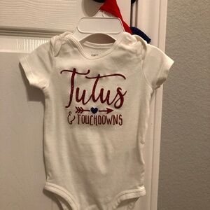 Bodysuit - “Tutus & Touchdowns” 6m